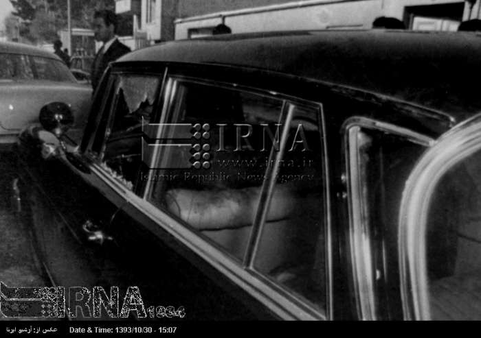 خودروی حسنعلی منصور در جریان ترور/عکس