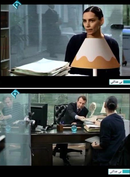 (تصویر) صداوسیما چگونه سانسور می‌کند؟