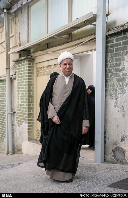 سردر خانه آیت الله هاشمی/عکس