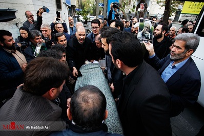 مراسم تشییع جنازه حجت الاسلام شجونی