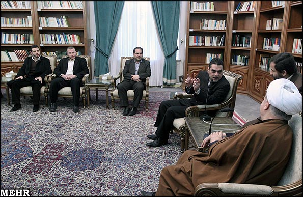 دیدار سمیرقنطار با آیت‌الله هاشمی‌رفسنجانی در سال 87/عکس