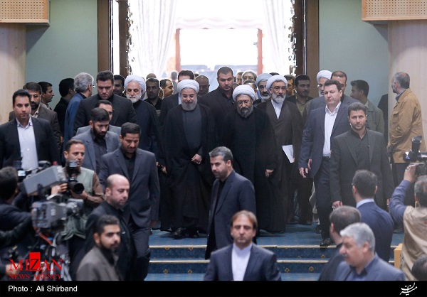 ‫وزیر دادگستری در کنار روسای سه قوه/ عکس‬‎