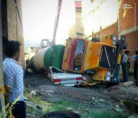 کامیون بی‌دقت، پیکان بدشانس/ عکس