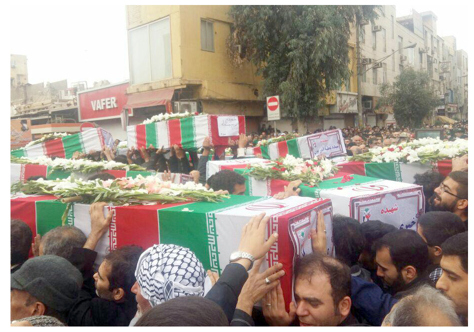 تشییع شهدای انفجار حله در اهواز