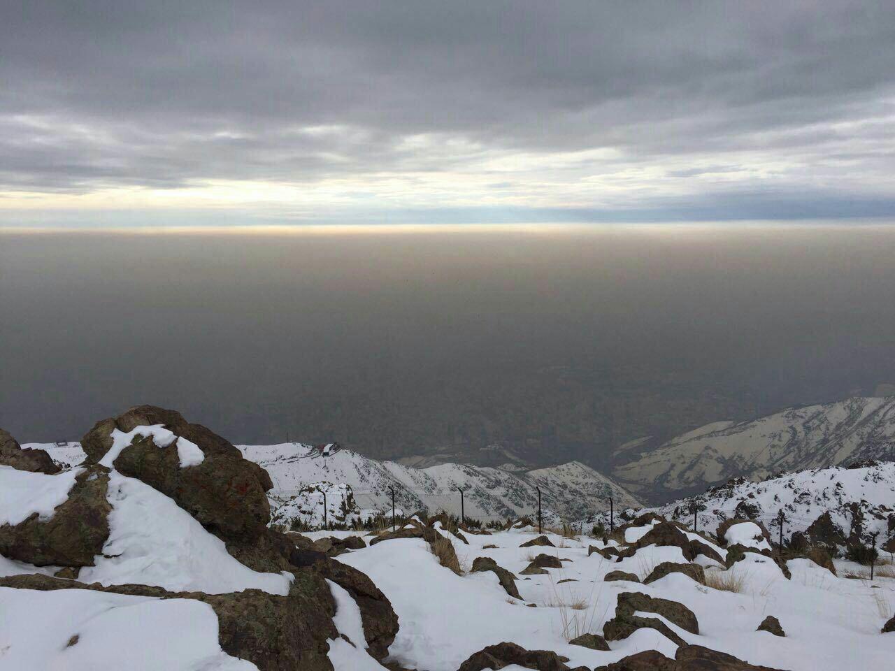 تهران غرق در آلودگی/عکس