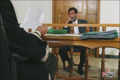 دیکتاتور عراق در برابر اظهارات قاضی دادگاه که به وی گفت شما دیگر رئیس جمهور عراق نیستید گفت: دادگاه ویژه عراق صلاحیت رسیدگی به اتهامات مرا ندارد، تو در مقامی نیستی که مرا محاکمه کنی زیرا من رییس جمهور عراق هستم.