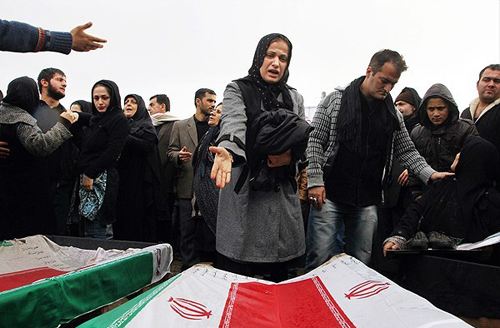 (تصاویر) تشییع زائران جانباخته‌ اربعین