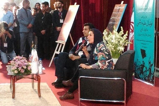 فردوسی پور در کنار معتمد آریا / عکس