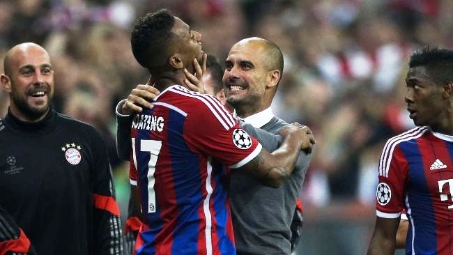 گوارديولا بوآتنگ را خفه کرد! (عکس)