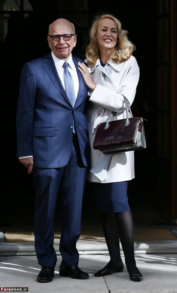 روپرت مرداک با هنرپیشه و مدل آمریکایی ازدواج کرد