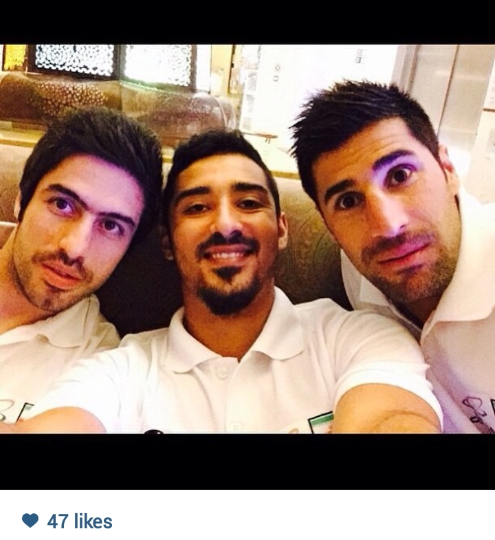 سلفي گوچي، حيدري و بيک زاده در ليسبون/ عکس