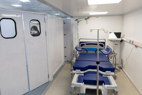 اتاق زایمان بزرگترین بیمارستان سیار کشور