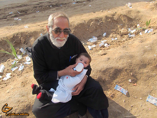 کوچکترین زائر اربعین/عکس