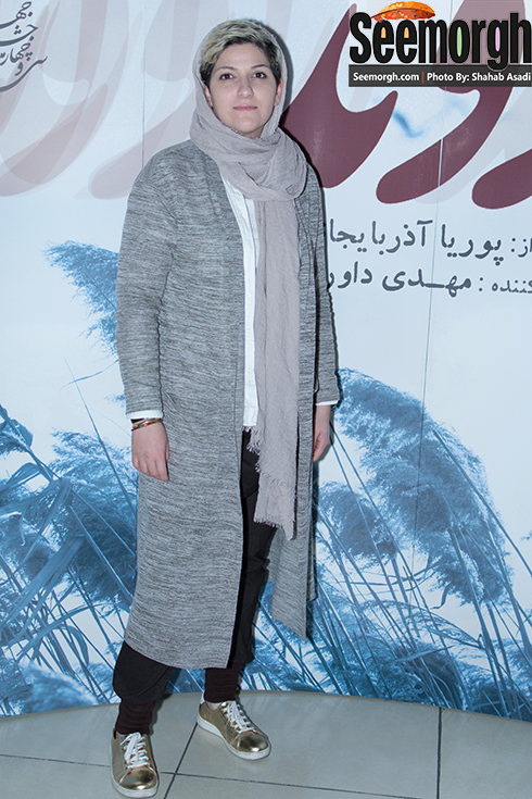 ملانی در اکران فیلم اروند در پردیس کوروش