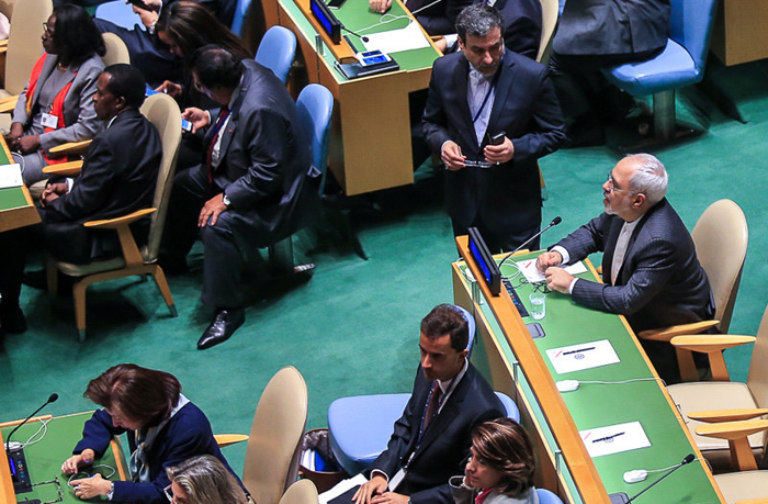 (تصاویر) روحانی در مقر سازمان ملل