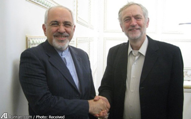 جرمی کوربن و محمد جواد ظریف (عکس)