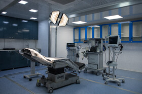 بخش جراحی در بزرگترین بیمارستان سیار کشور