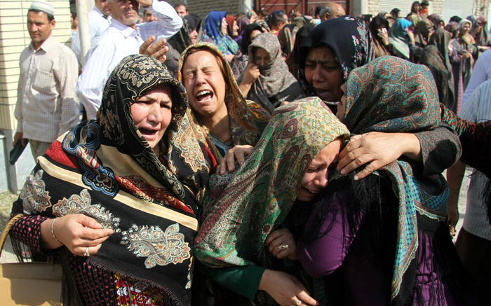 (تصاویر) خاکسپاری جانباختگان منا