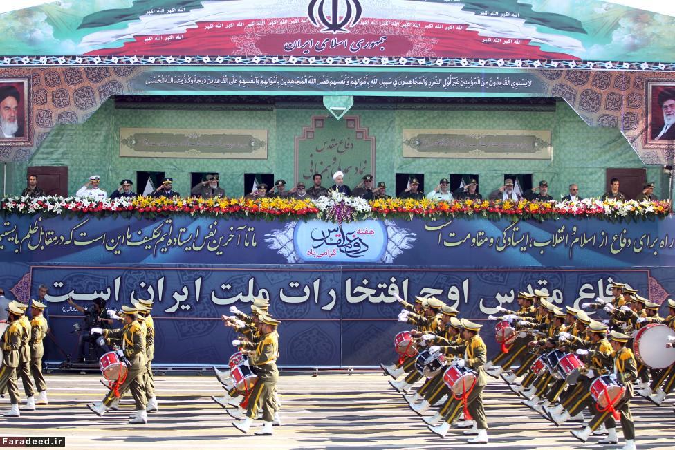 (تصاویر) گزارش رویترز از رژه‌نیرو‌های مسلح ایران