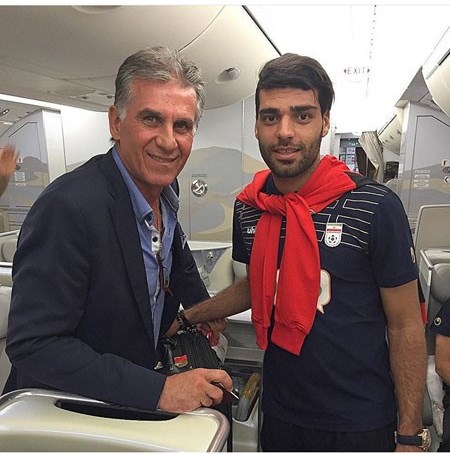 عکس یادگاری مهدی طارمی با کی روش