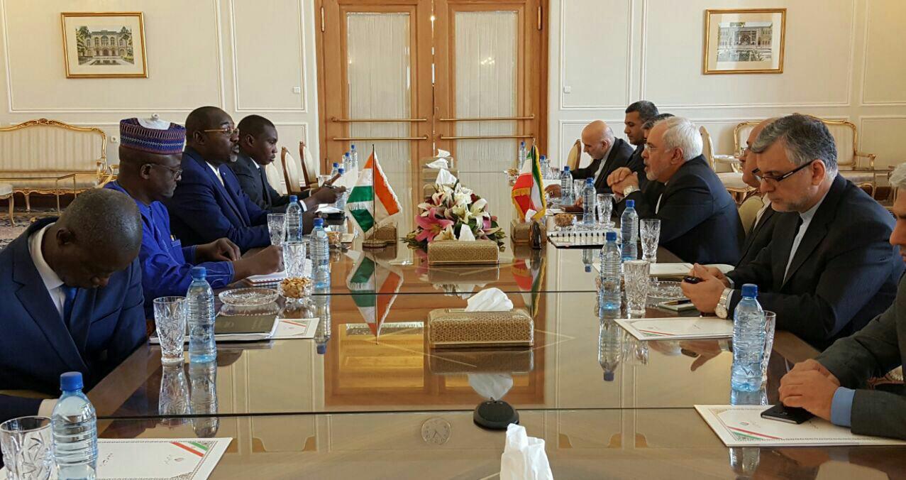 پوشش متفاوت دیپلمات آفریقایی در دیدار با ظریف/عکس