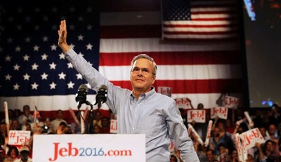جِب بوش حاکم سابق ایالت فلوریدا ماه ژوئن گذشته آغاز به کار کمپین انتخاباتی خود را به منظور شرکت در رقابت های ریاست جمهوری سال 2016 آمریکا از حزب جمهوری خواه، اعلام کرد. در حالی که بتواند موفق شود، این نخستین بار خواهد بود که سه تن از یک خانواده در تاریخ ایالات متحده آمریکا، به ریاست جمهوری می رسند. جورج بوش پدر و جورج دبلیو بوش برادر او هستند. 