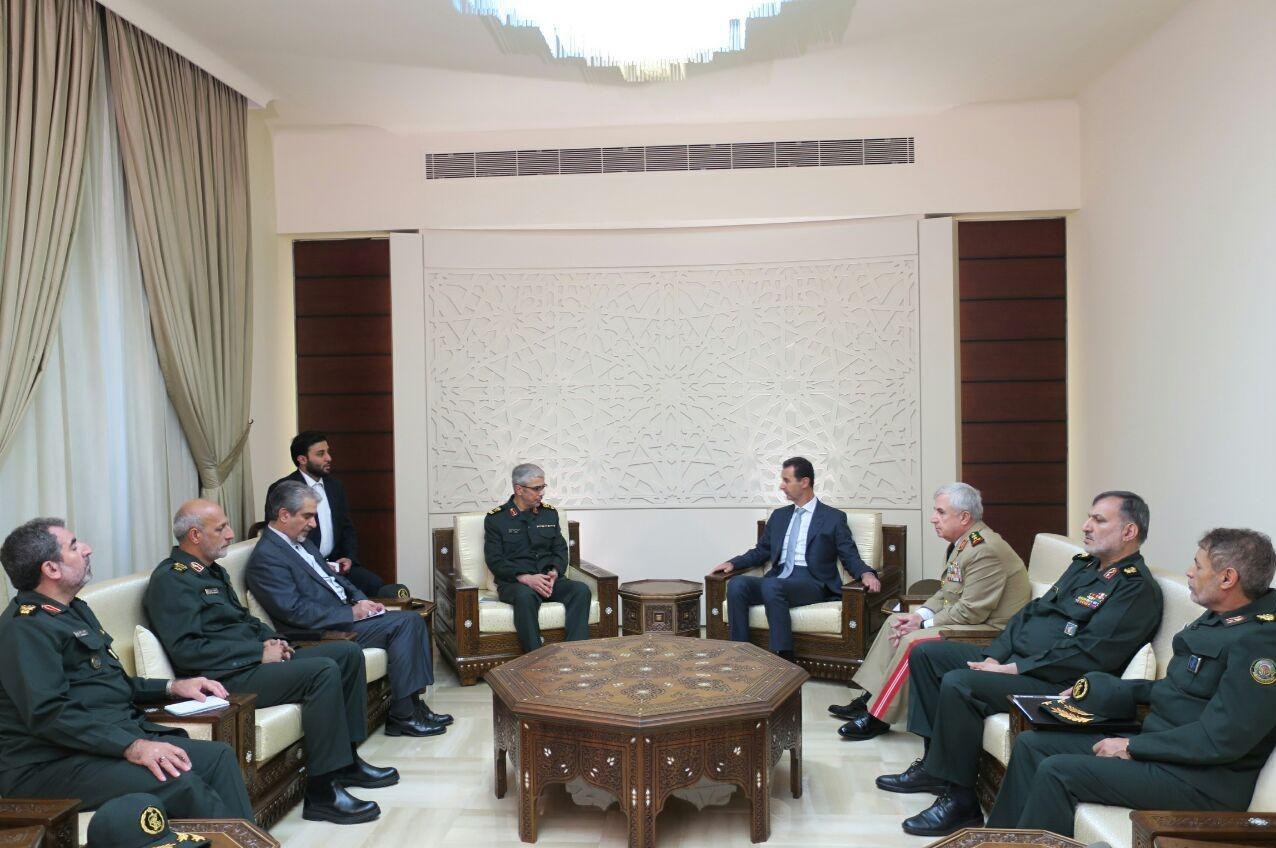 سرلشکر باقری با بشار اسد دیدار کرد/عکس