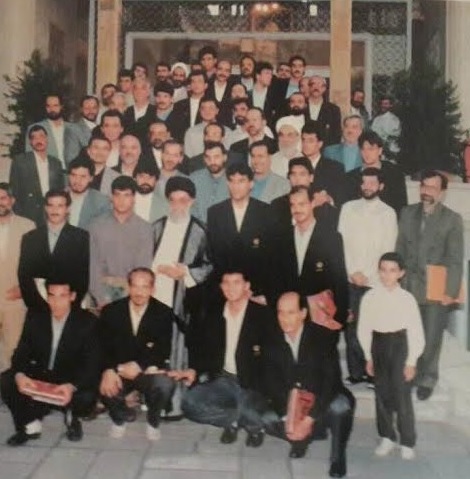 (تصویر) عابدزاده و تیم‌ملی 1998 کنار رهبر انقلاب