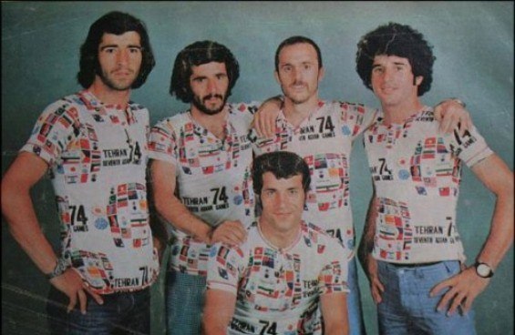 تبلیغ بازیهایی آسیایی 1974 توسط علی پروین+u;s