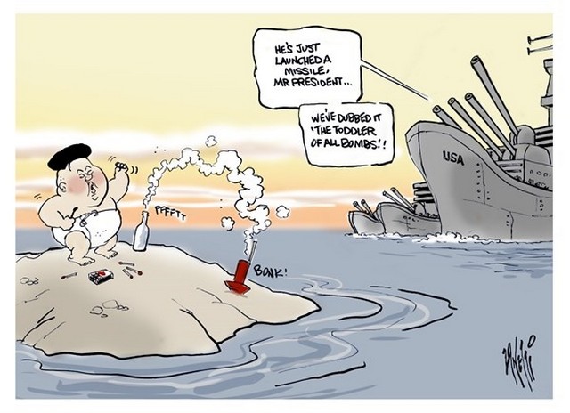 عملیات ناموفق اون!/کاریکاتور