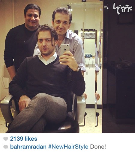 رونمایی بهرام رادان از مدل موی جدیدش در اینستاگرام/ عکس