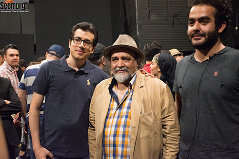 حضور محمدرضا شریفی نیا در جمع تماشاگران نمایش چلچلا