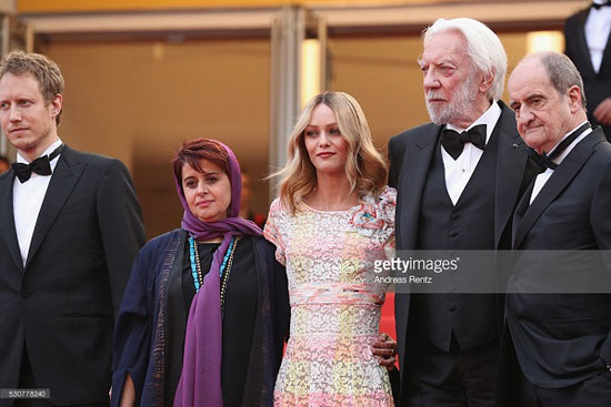 داور زن ایرانی کن روی فرش قرمز کن/ عکس