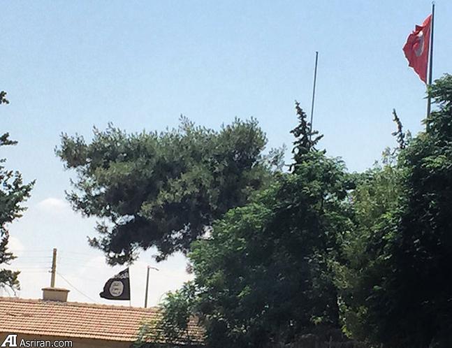 فاصله 30 متری ترکیه و داعش/عکس