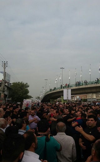 گزارش تصویری از مراسم تدفین هادی نوروزی در بابل