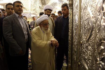 آیت الله جنتی در سفر به عراق/عکس