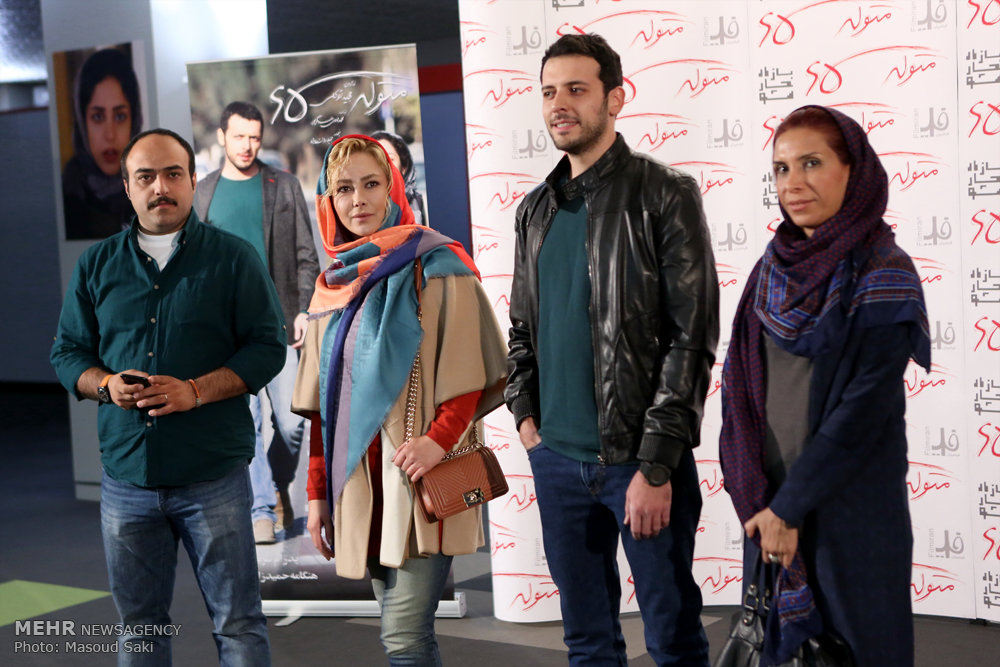 تیپ متفاوت آنا نعمتی در اکران یک فیلم/عکس