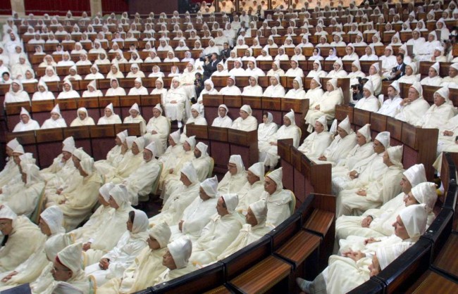 تصویری جالب از پارلمان مراکش/عکس