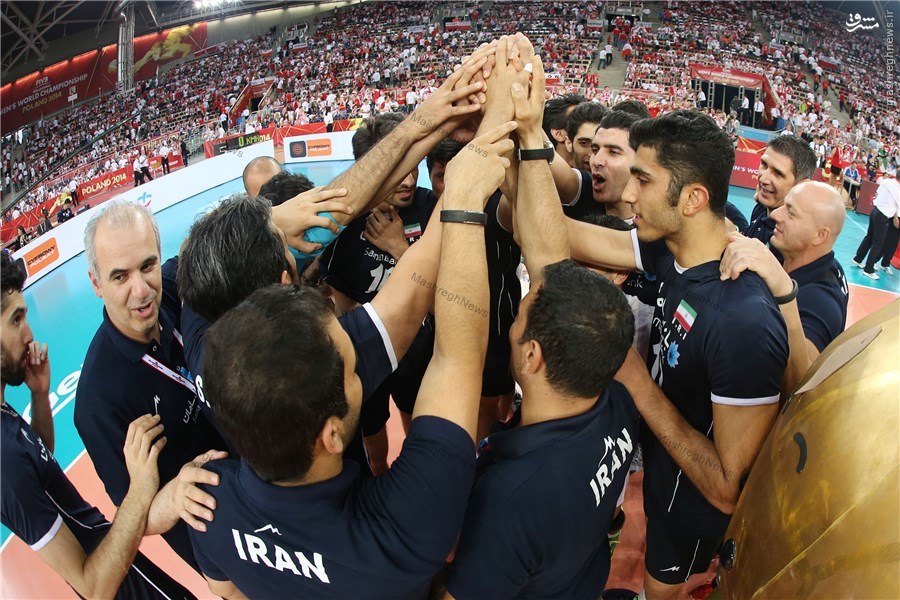 عکس/ رمز موفقیت والیبال ایران
