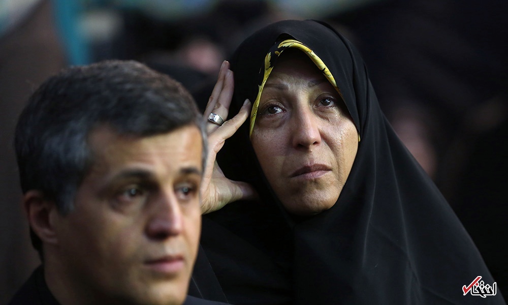 گریه های دختر آیت الله هاشمی در اولین اربعین بدون پدر /عکس