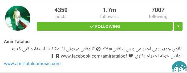 پر طرفدارترین اینستاگرام ایرانی متعلق به کیست؟/چرا ورزشکاران و سیاسیون در لیست اینستاگرام های محبوب جایی ندارند؟1111111111111111111111111111111111111111111111111111111