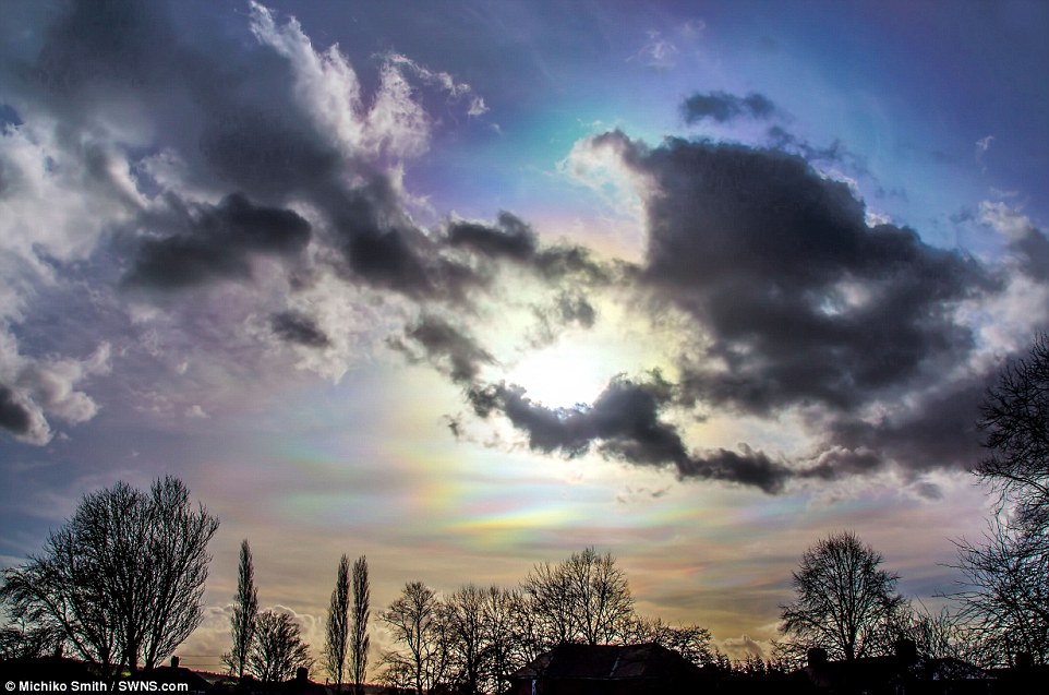 پدیده حیرت‌انگیز رنگین‌کمان آتشین+تصاویر