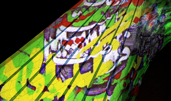 (تصاویر) رقص‌نور هنرمند آلمانی در برج آزادی